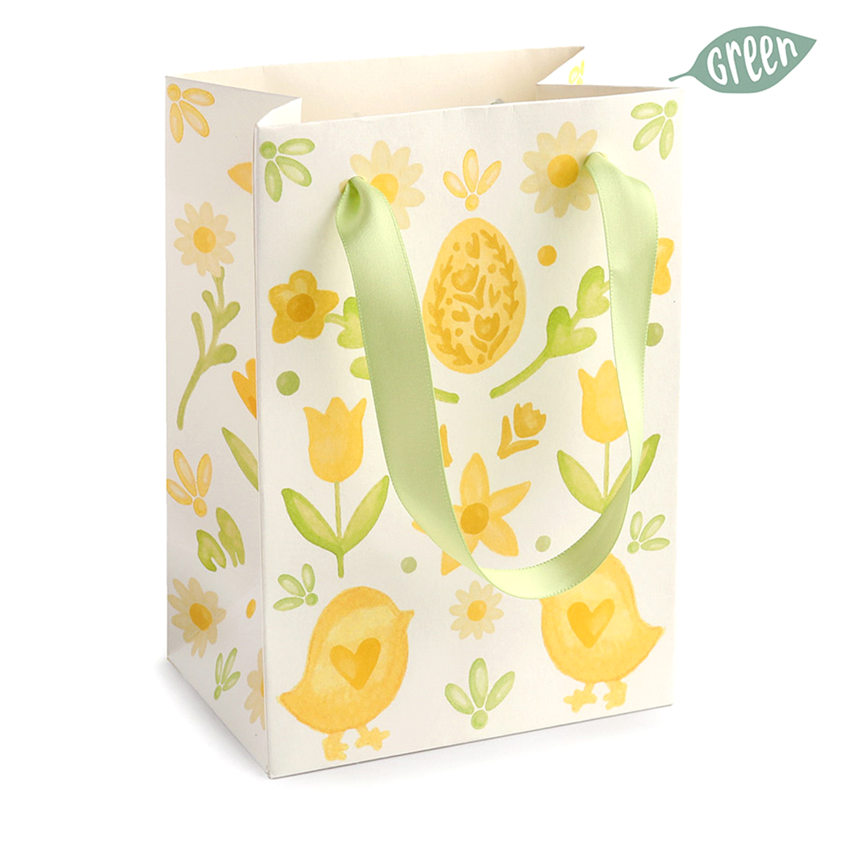 FOLKY EASTER PAPERBAG GIALLO 17x12x8 